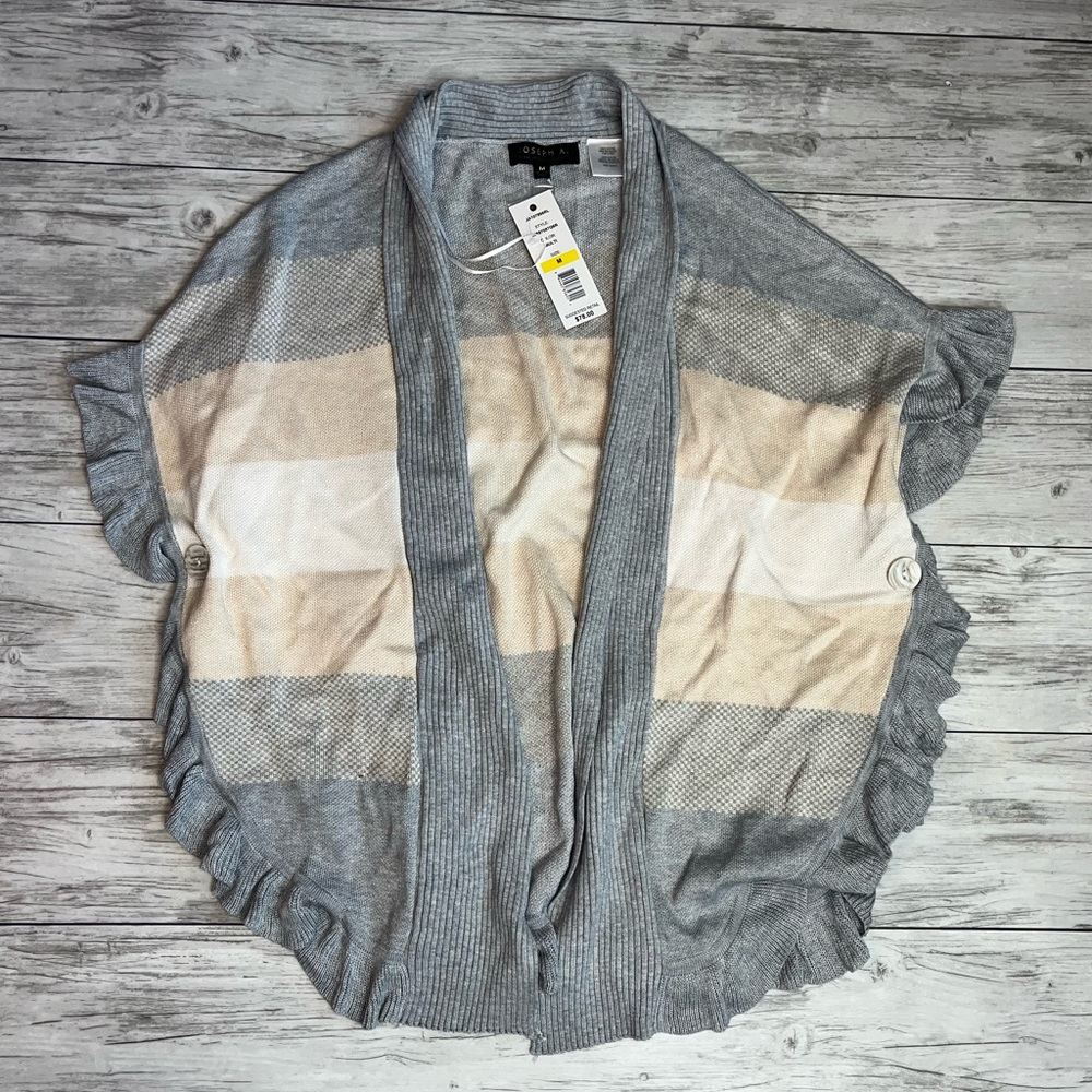 Joseph A Open Front Cardigan Size Medium NWT